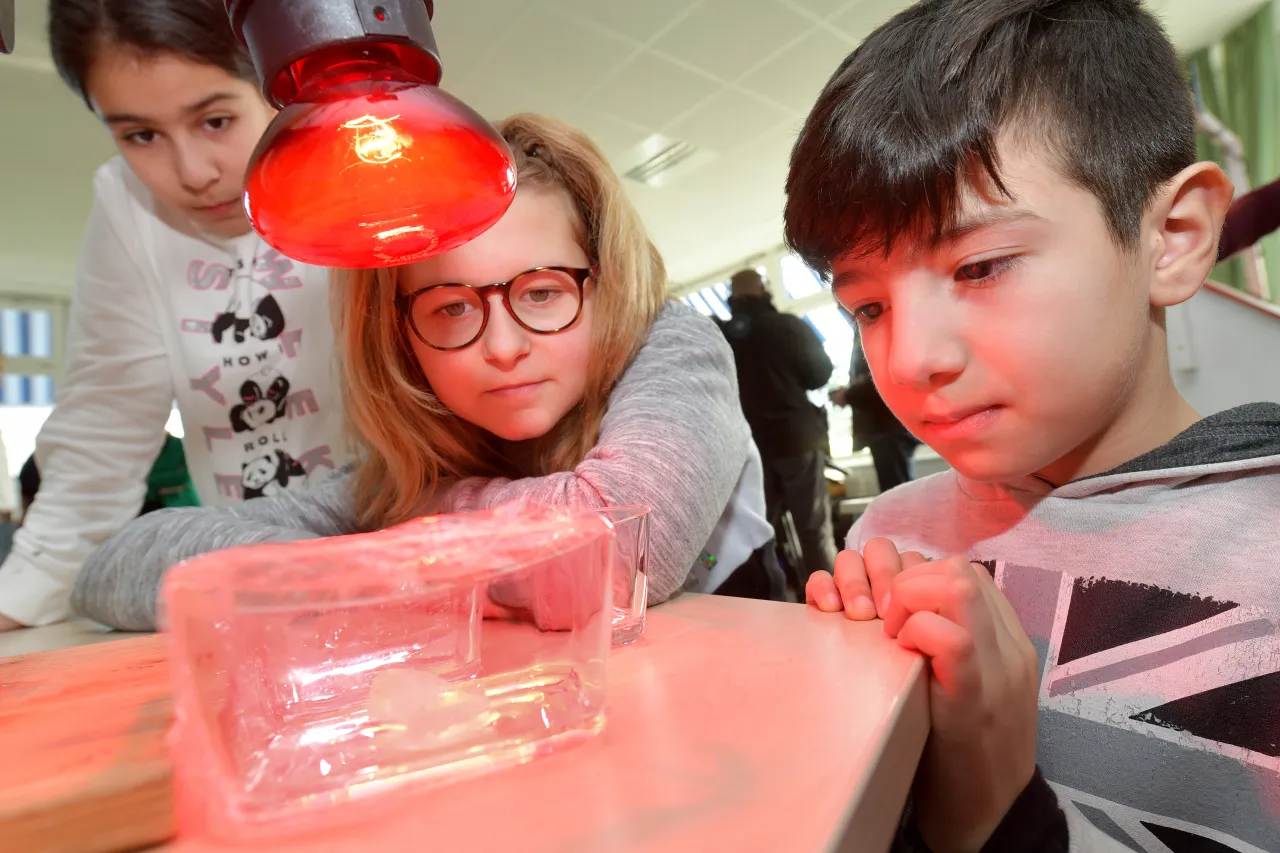 Treibhauseffekt im Schulexperiment